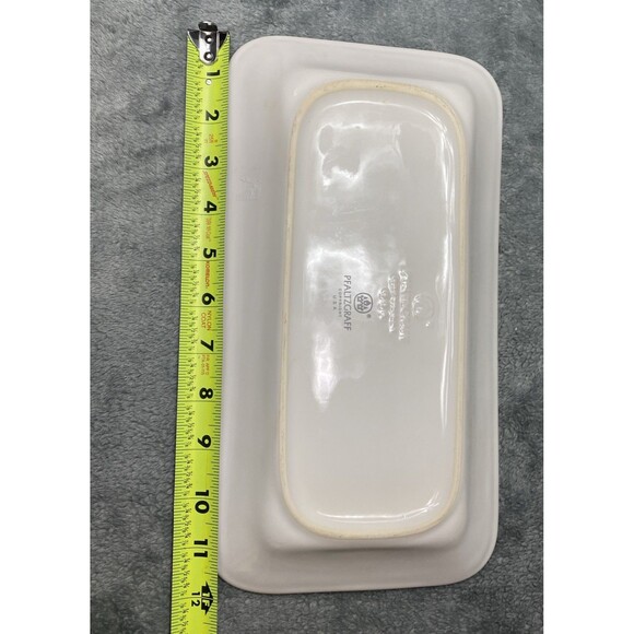 Pfaltzgraff Winterberry Basketweave Christmas Bread Tray Appetizer Dish Holiday - Picture 6 of 10